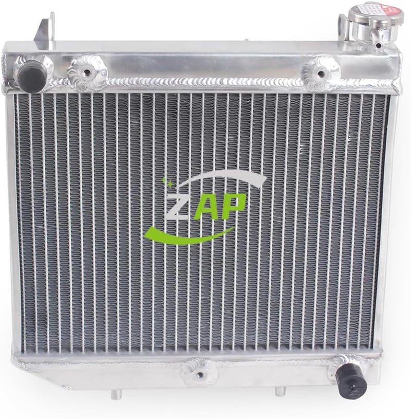 ZAP Performance Full Aluminum Radiator Compatible with 2004 05 06 07 08 2009 H0/n/da TRX450R 04-09 - Image 1